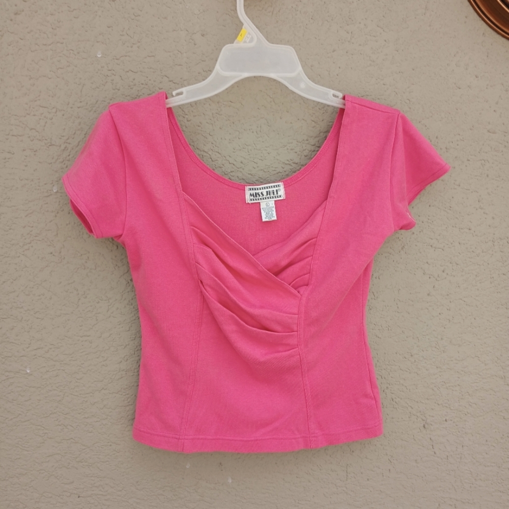 Vintage Juli Crop Top Size L Pink